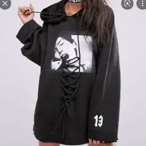 Puma | Tops | Fenty Puma By Rihanna Black Hoodie | Poshmark